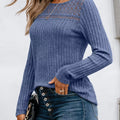 Ribbed Long Sleeve T-Shirt