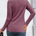 Ribbed Long Sleeve T-Shirt