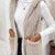 Fuzzy Hooded Vest with Pockets Dust Storm