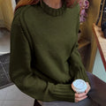 Ribbed Round Neck Sweater