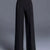 Wide Leg High Waist Pants Black