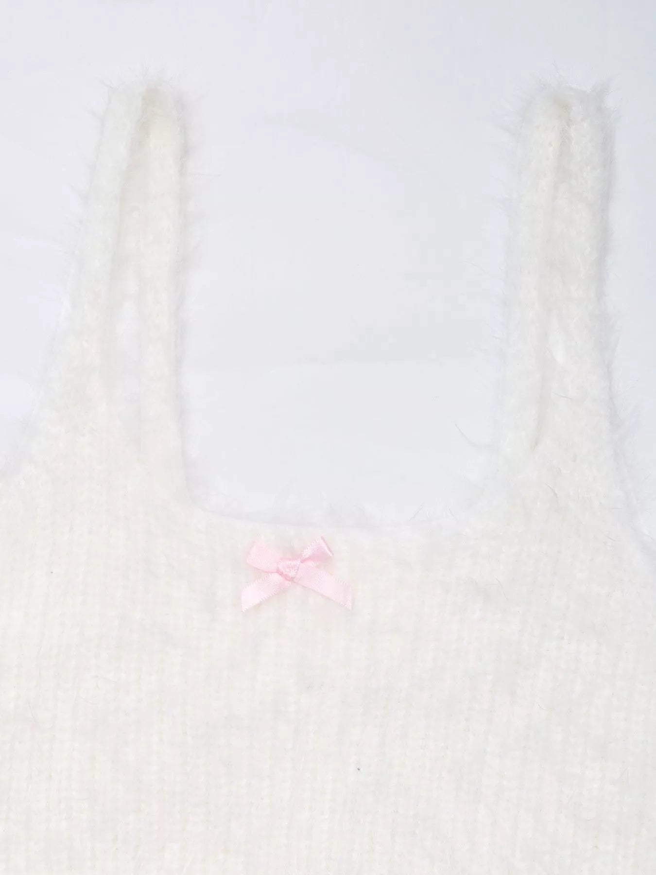 Bow Scoop Neck Cropped Cami