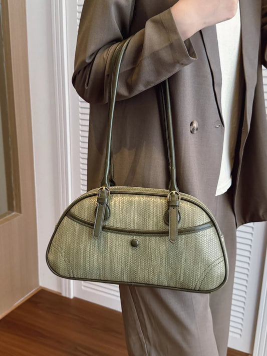 Vintage Buckle Shoulder Bag