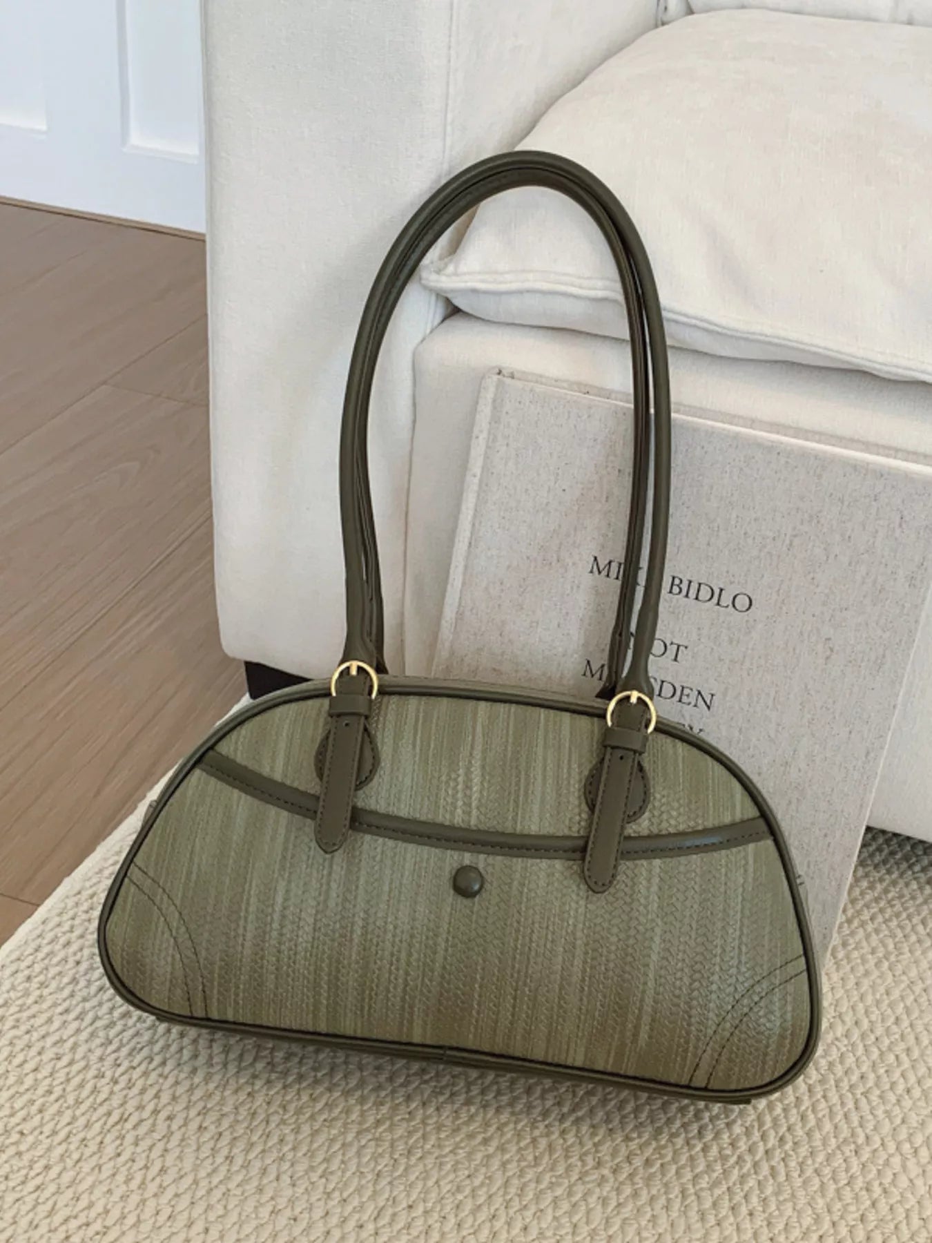 Vintage Buckle Shoulder Bag