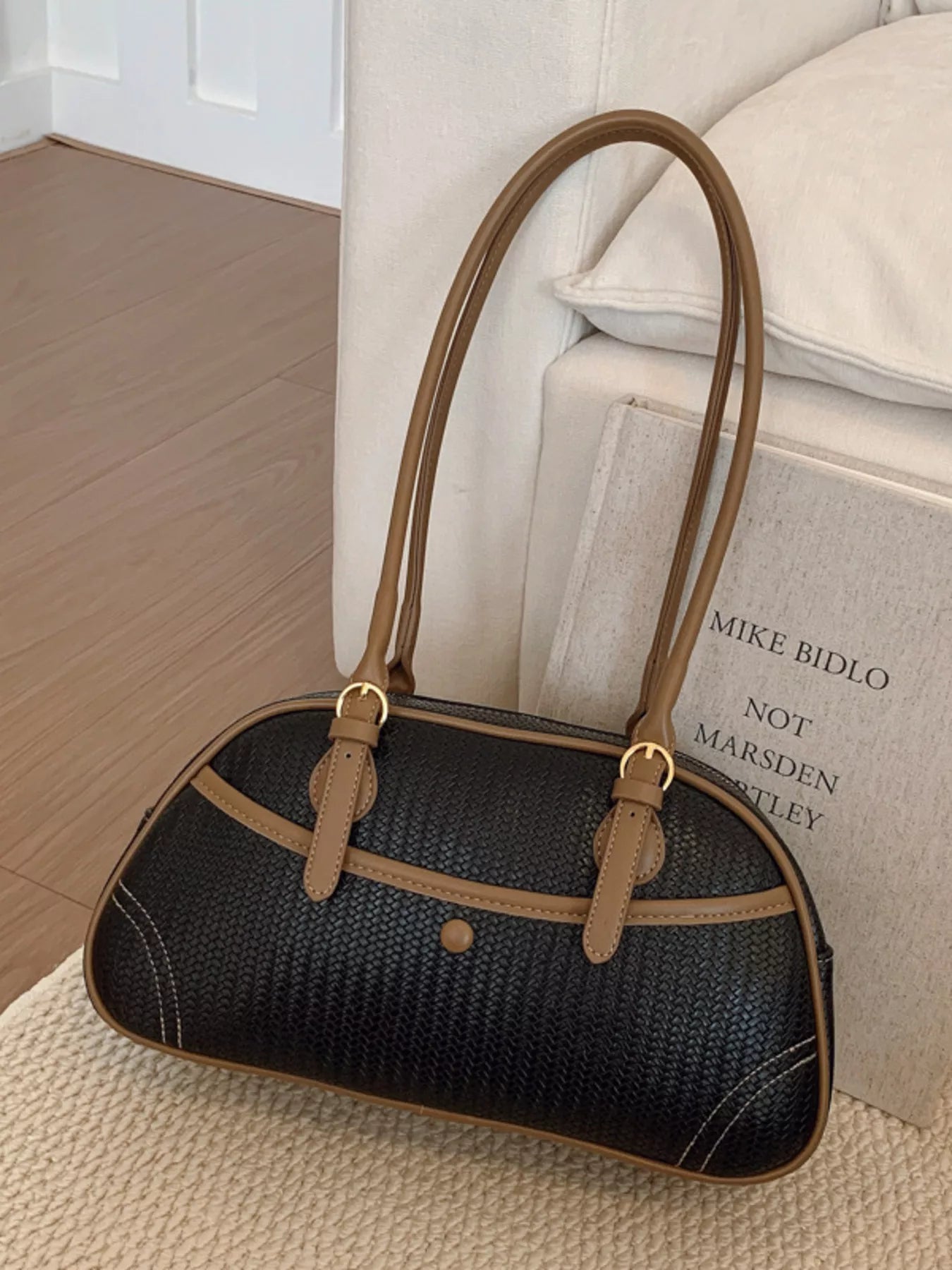 Vintage Buckle Shoulder Bag