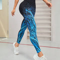 Seamless Printed High Waist Active Leggings