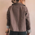 Button Up Raglan Sleeve Shacket