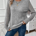 Openwork Long Sleeve Sweater