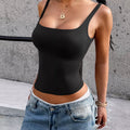 Solid Color Square Neck Tank