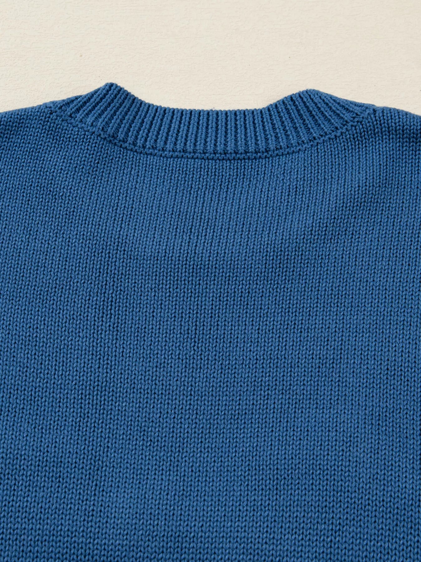 Howdy Embroidered Round Neck Sweater