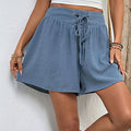 Swiss Dot Lace Up Shorts