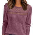 Ribbed Long Sleeve T-Shirt
