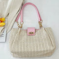 Woven Straw Shoulder Bag