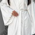 Tie Waist Kimono Sleeve Lounge Nightgown