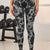 Tie-Dye High Waist Active Leggings Black