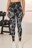 Tie-Dye High Waist Active Leggings Black