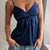 V-Neck Cami Top Navy