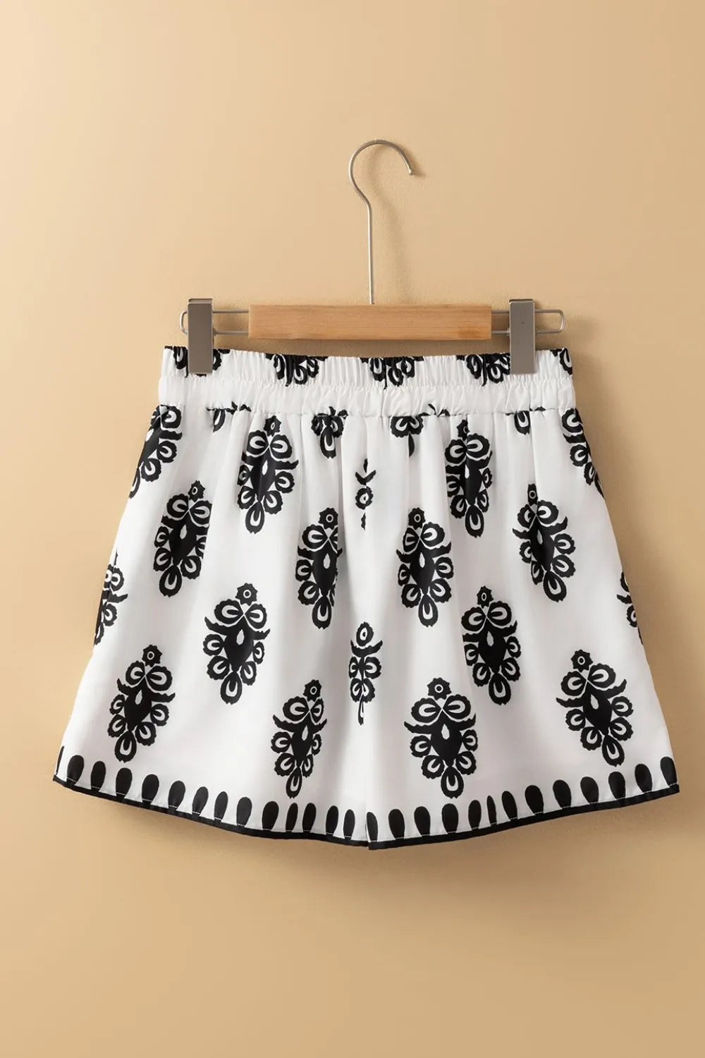 Tied Printed Shorts