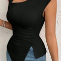Slit Asymmetrical Tank Top