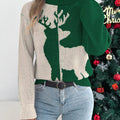 Christmas Reindeer Turtleneck Sweater