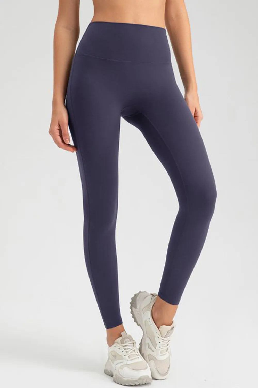 High Waist Skinny Active Pants Indigo