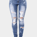 Full Size Distressed Skinny Jeans Plus Size