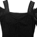 Cold Shoulder Flounce Sleeve Bodysuit