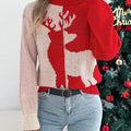 Christmas Reindeer Turtleneck Sweater