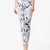 Printed Active High Waist Leggings White