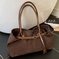 Buckle Decor Shoulder Bag