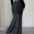 Polka Dot Maxi Skirt