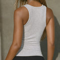 Notched Wide Strap Tank