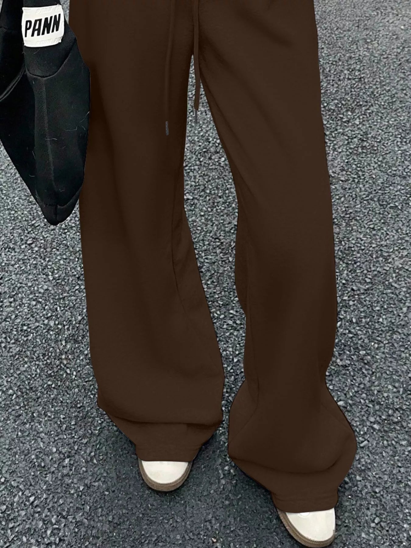 Wide Leg Drawstring Sweatpants