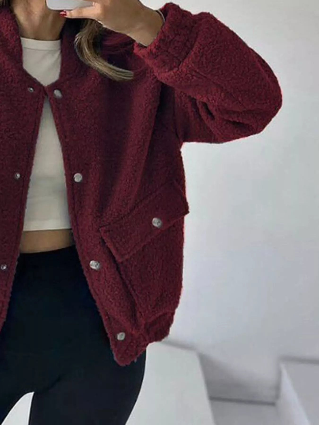 Sherpa Snap-Down Jacket