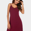 Scoop Neck Spaghetti Strap Lounge Dress
