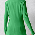 Single-Button Long Sleeve Blazer