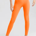 High Waist Skinny Active Pants Orange