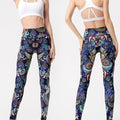 Printed High Waist Active Leggings