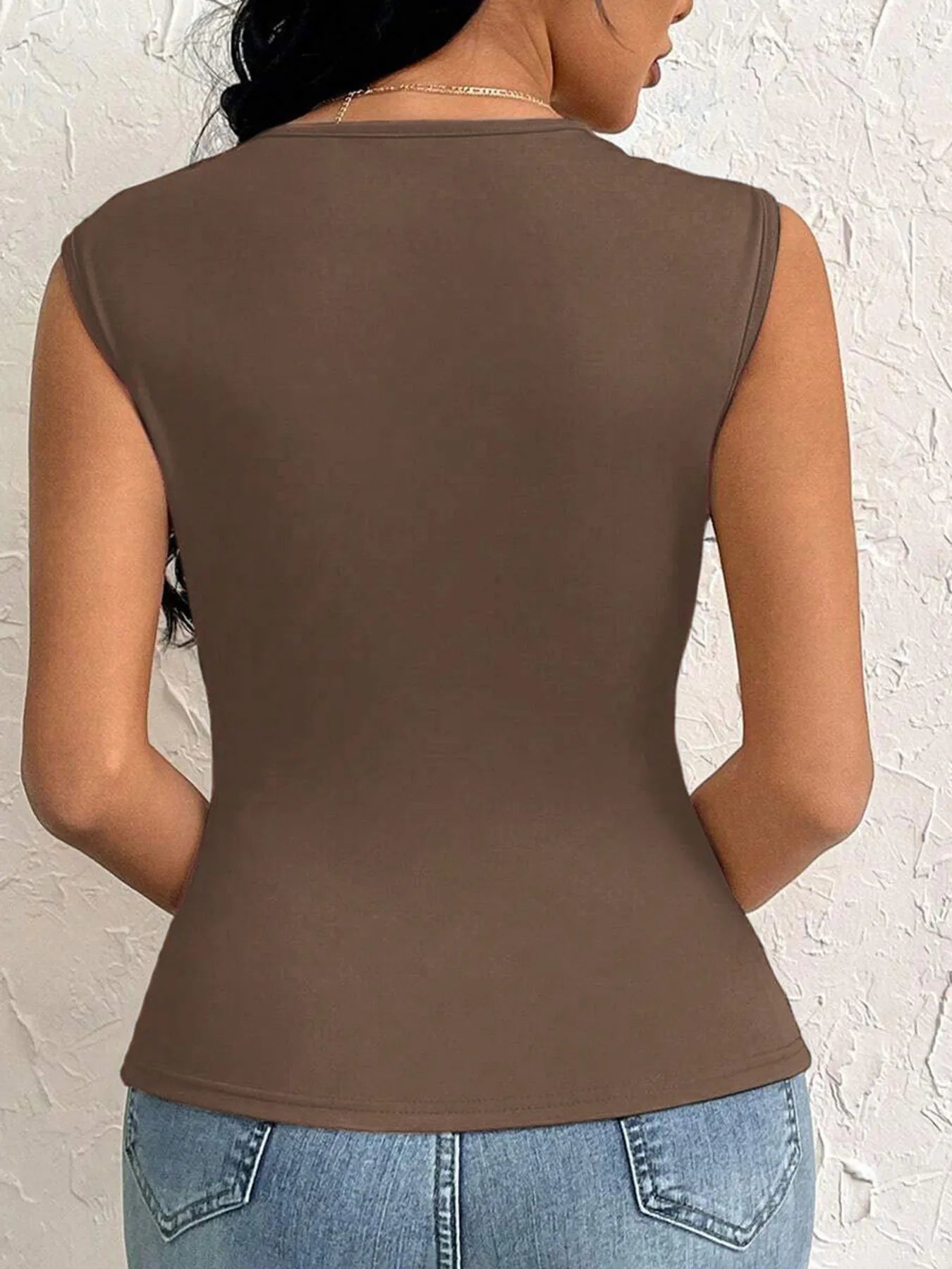 Slit Asymmetrical Tank Top