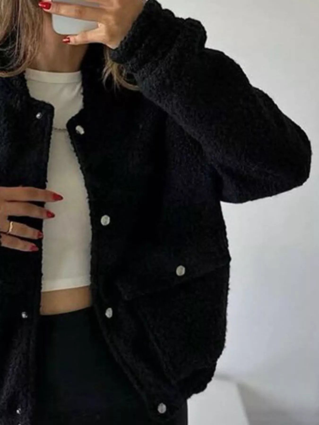 Sherpa Snap-Down Jacket