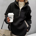 Sherpa Half Zip Sweatshirt