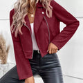 Zip Up Cropped Jacket