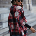 Plaid Hooded Coat with Pockets