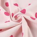 Heart Print Top and Shorts Loungewear Set