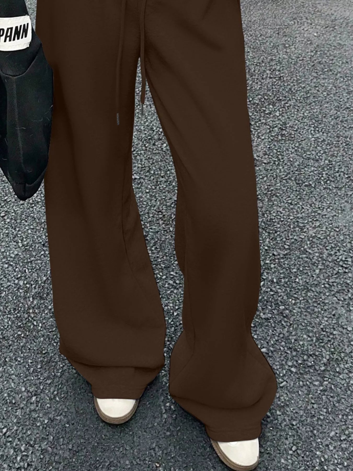 Wide Leg Drawstring Sweatpants