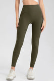 High Waist Skinny Active Pants Matcha Green