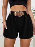 High Waist Shorts Black