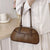 Vintage Buckle Shoulder Bag Brown One Size