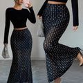 Polka Dot Maxi Skirt
