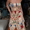 Smocked Printed Tube Dress